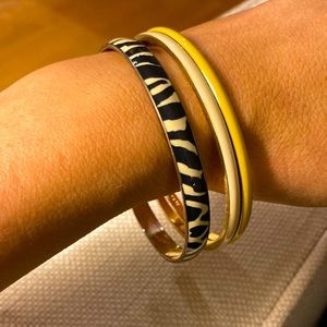 J.Crew Enamel bracelets (3)